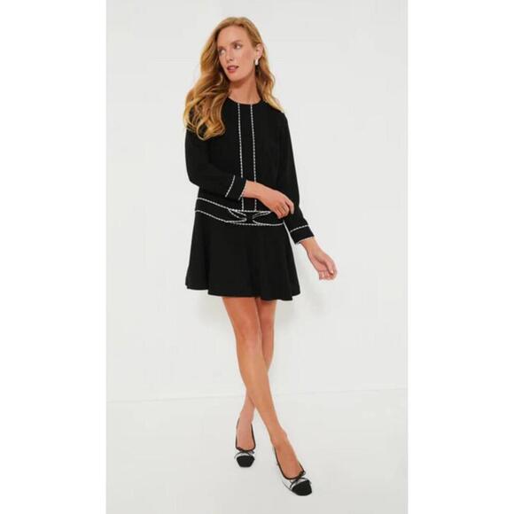Tuckerbuck Pomander Place Black Isabel Bow Dress NWT Extra Small XS - Picture 1 of 6